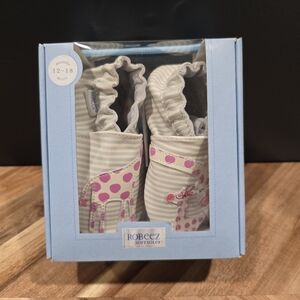 Robeez Cream Leather Baby Shoes - Reach for the Stars